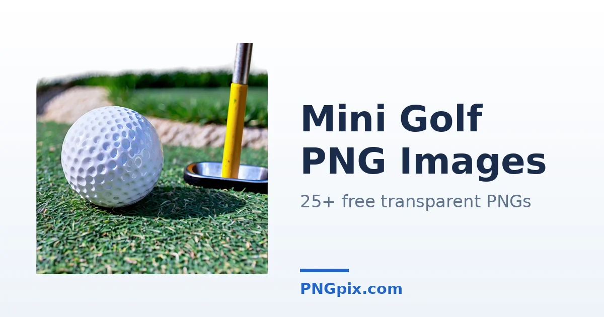 Mini Golf PNG images