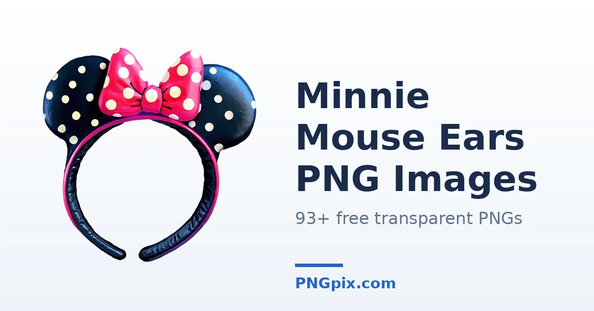 Minnie Mouse Ears PNG images