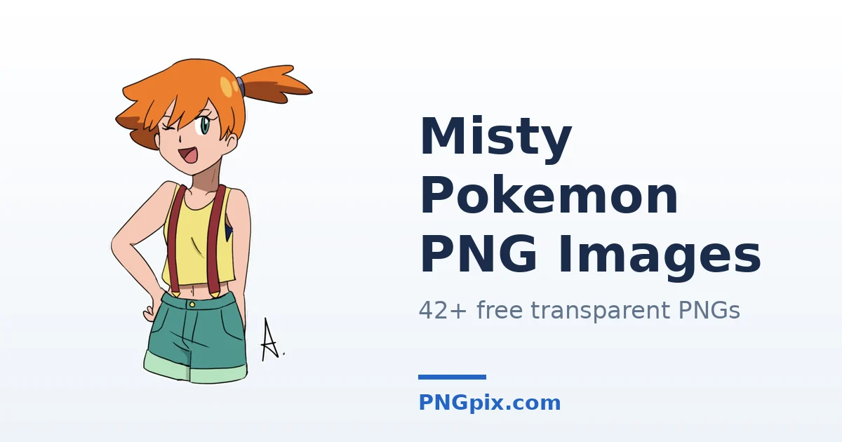 Misty Pokemon PNG images