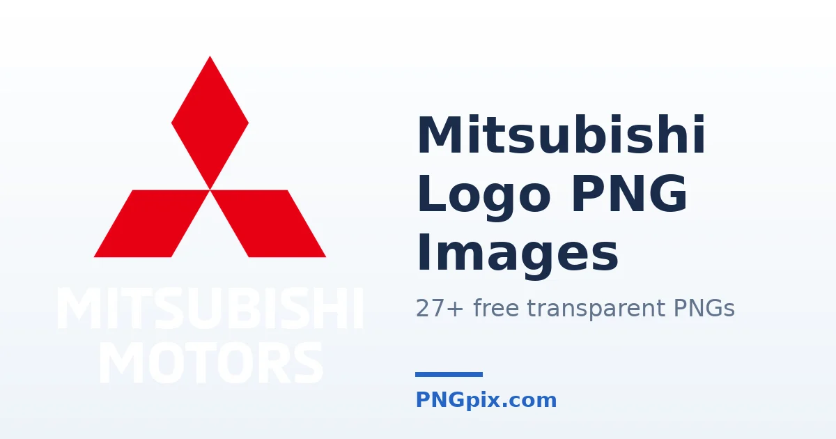 Mitsubishi Logo PNG images