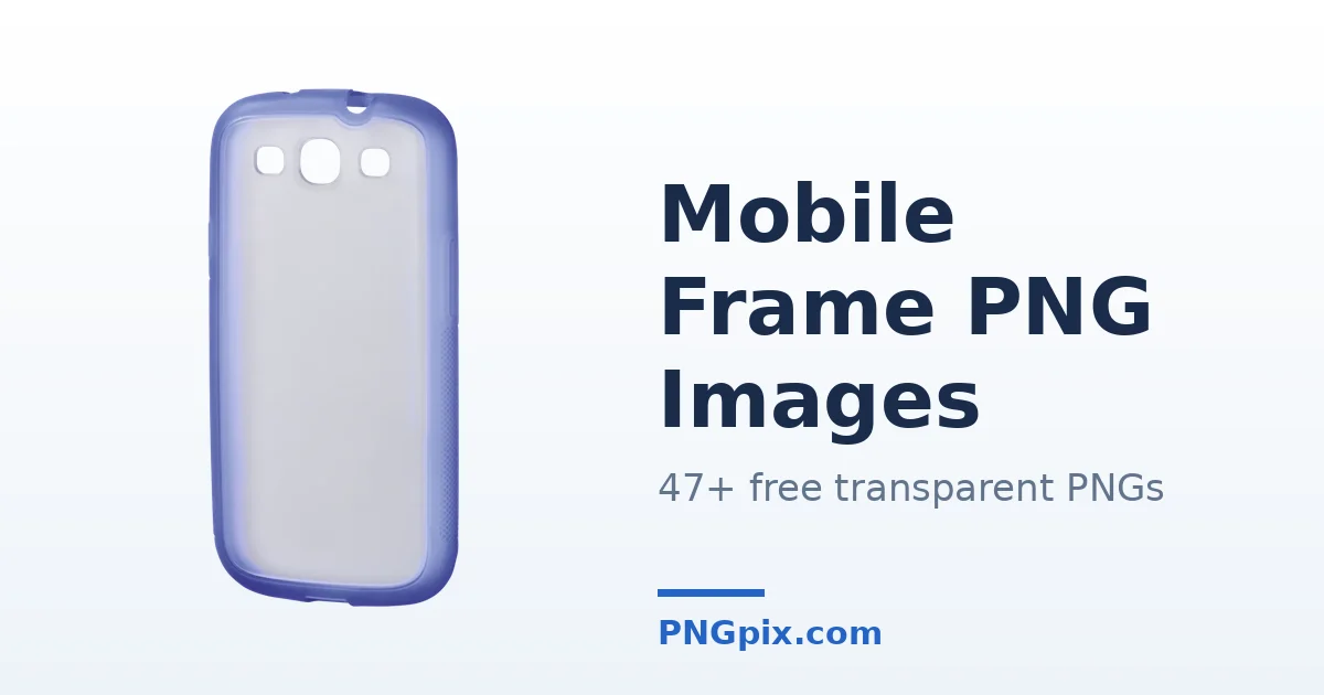 Mobile Frame PNG images
