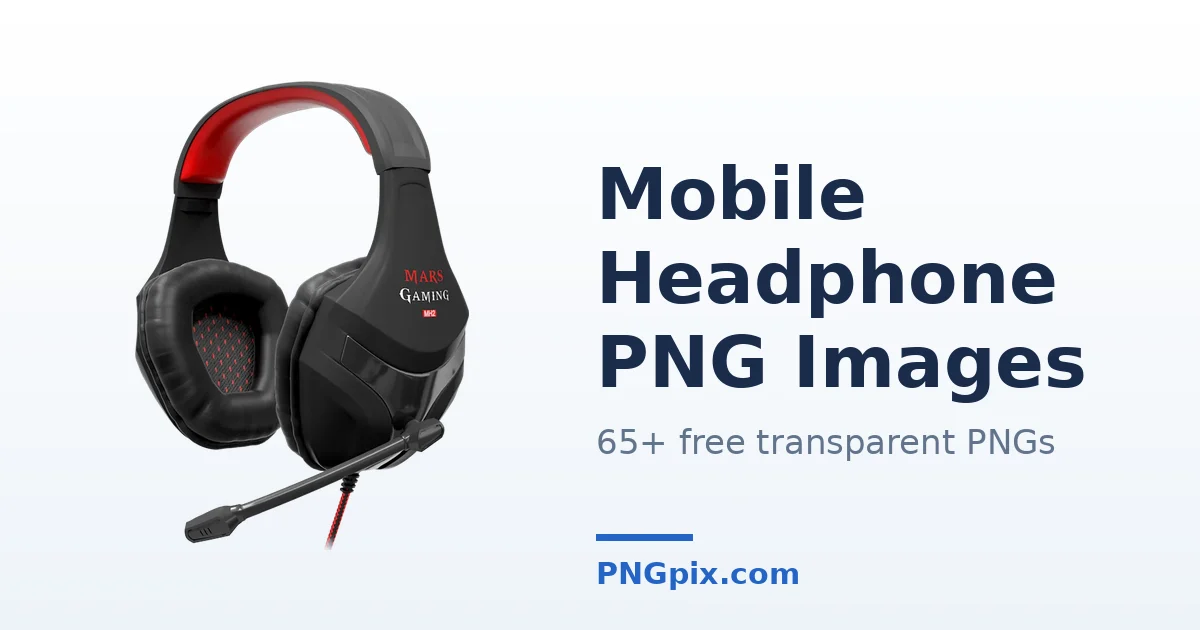 Mobile Headphone PNG images