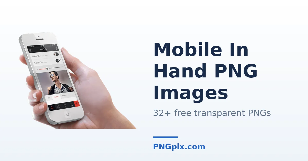 Mobile In Hand PNG images