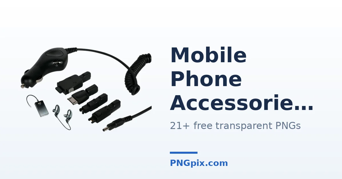 Mobile Phone Accessories PNG images