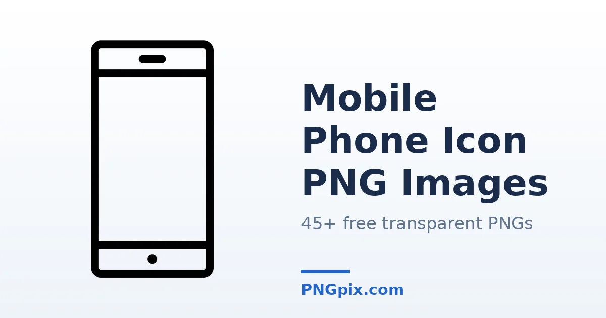 Mobile Phone Icon PNG images