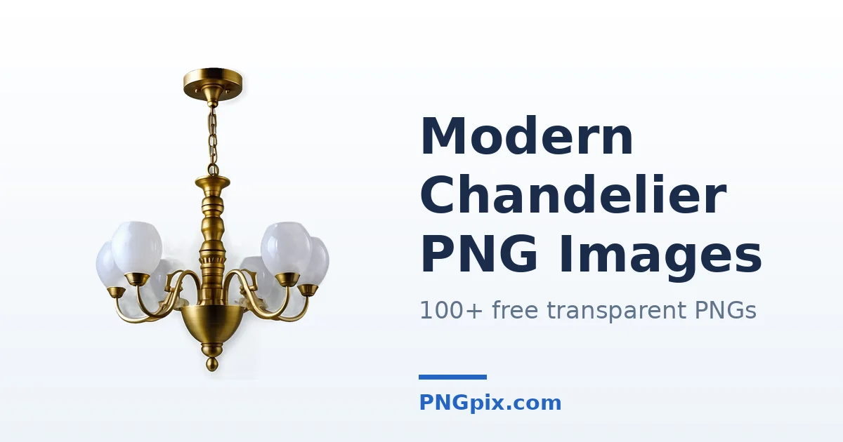 Modern Chandelier PNG images