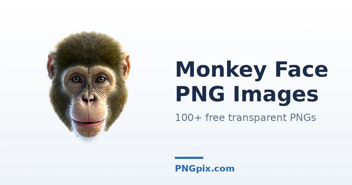 Monkey Face PNG images