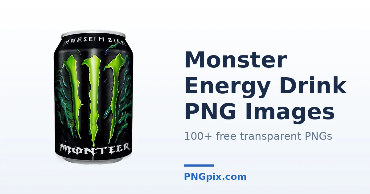 Monster Energy Drink PNG images