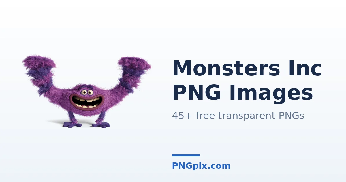 Monsters Inc PNG images