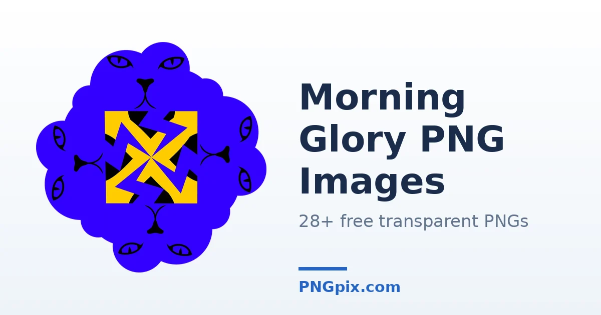 Morning Glory PNG images