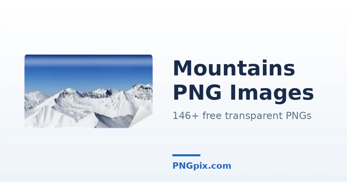 Mountains PNG images