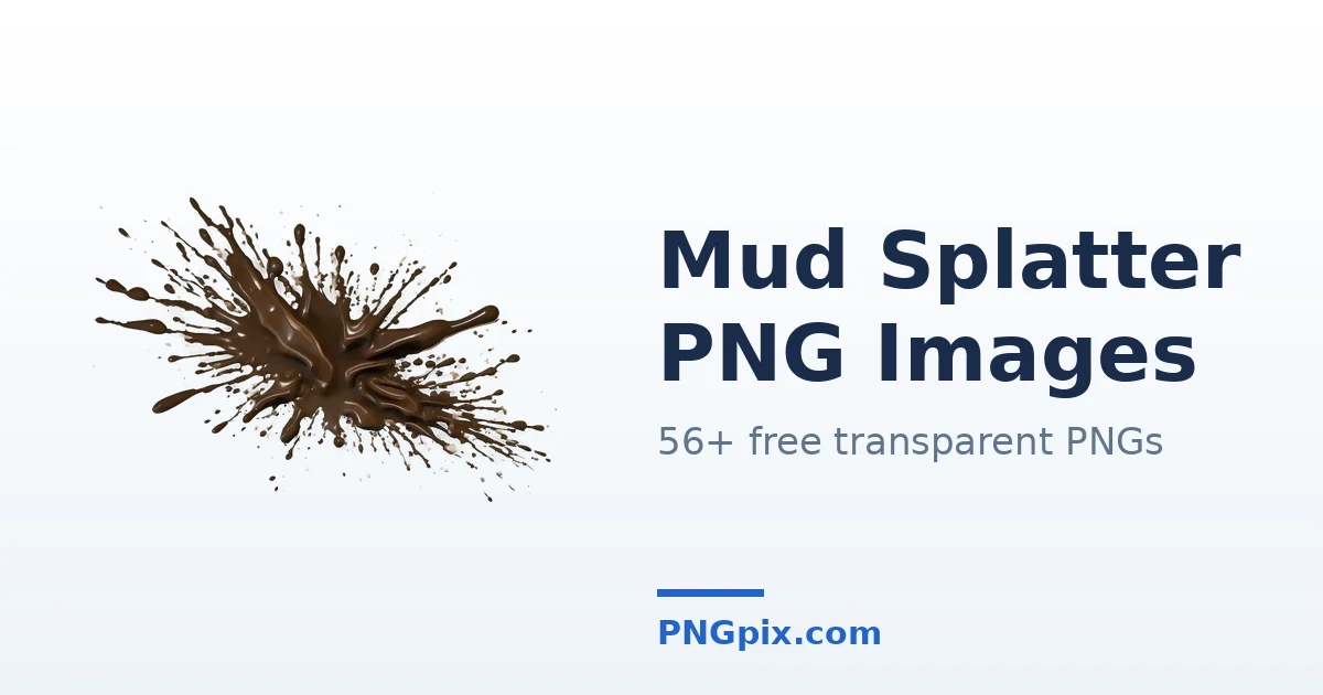 Mud Splatter PNG images