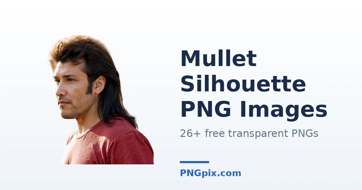 Mullet Silhouette PNG images