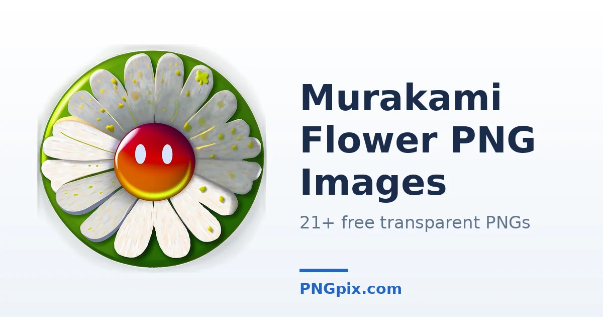 Murakami Flower PNG images
