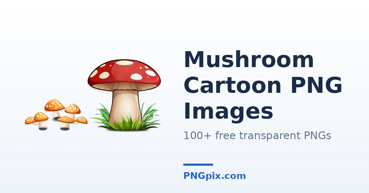Mushroom Cartoon PNG images