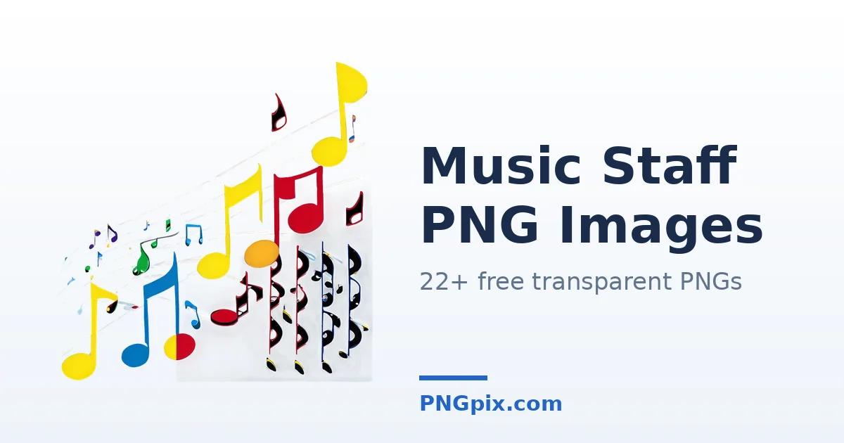 Music Staff PNG images