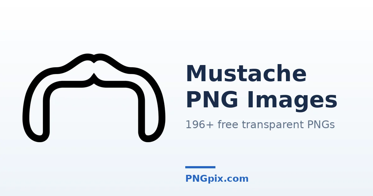 Mustache PNG images