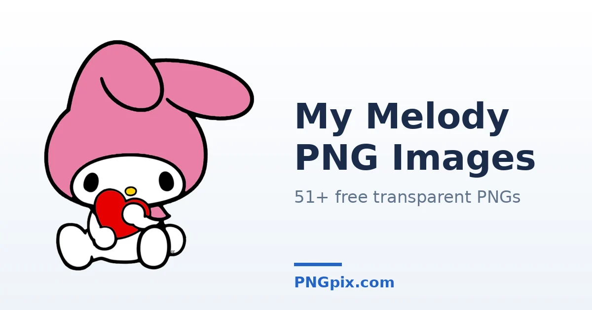 My Melody PNG images
