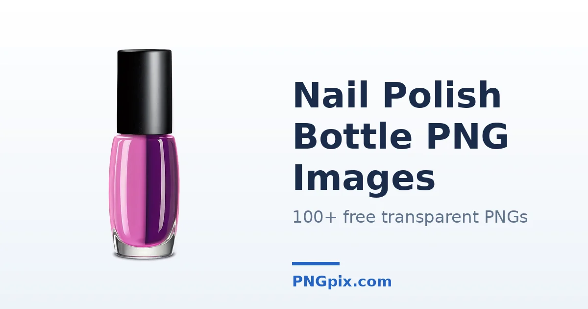 Nail Polish Bottle PNG images