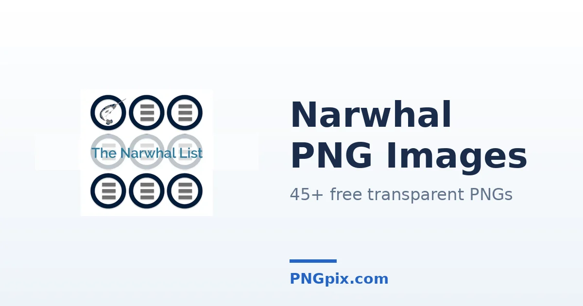 Narwhal PNG images