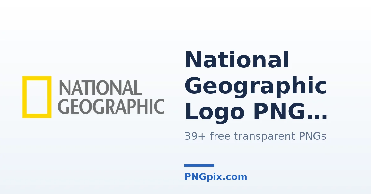National Geographic Logo PNG images