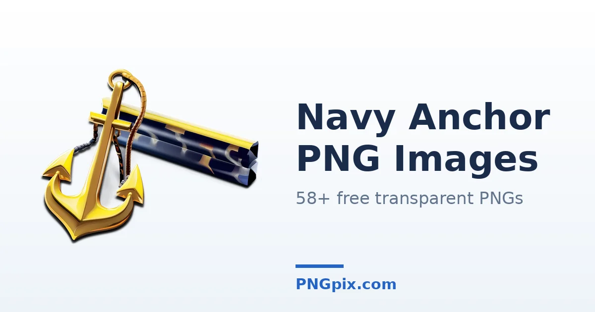 Navy Anchor PNG images