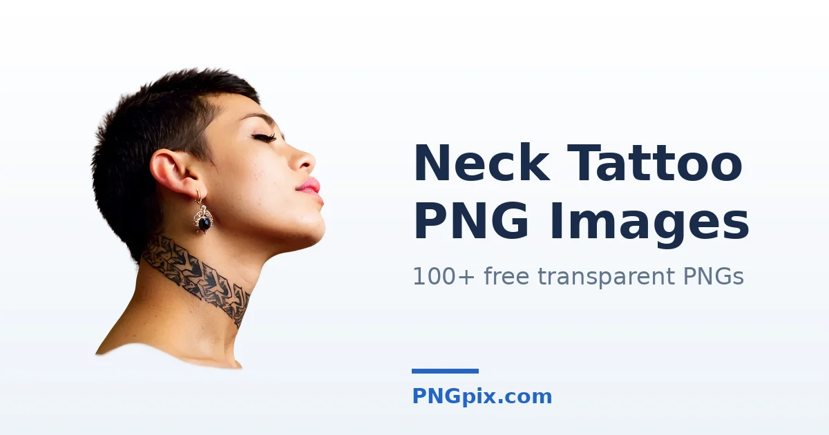 Neck Tattoo PNG images