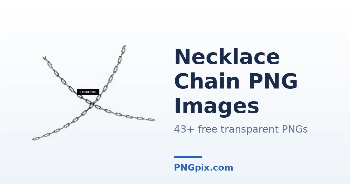 Necklace Chain PNG images