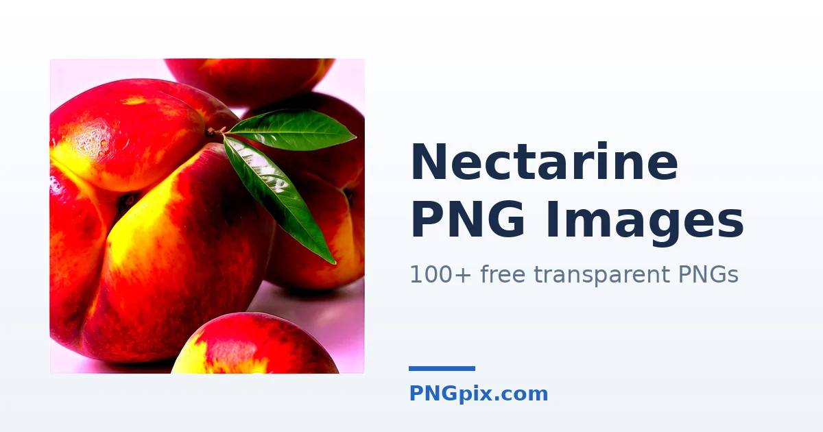 Nectarine PNG images