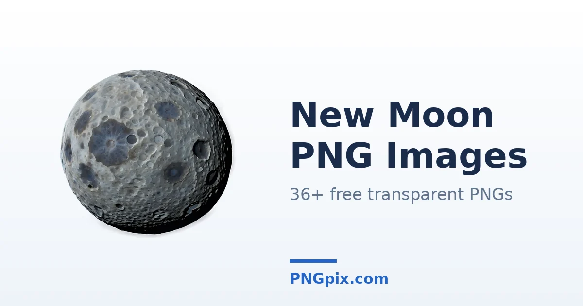New Moon PNG images