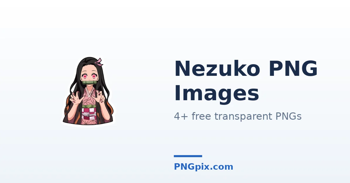 Nezuko PNG images