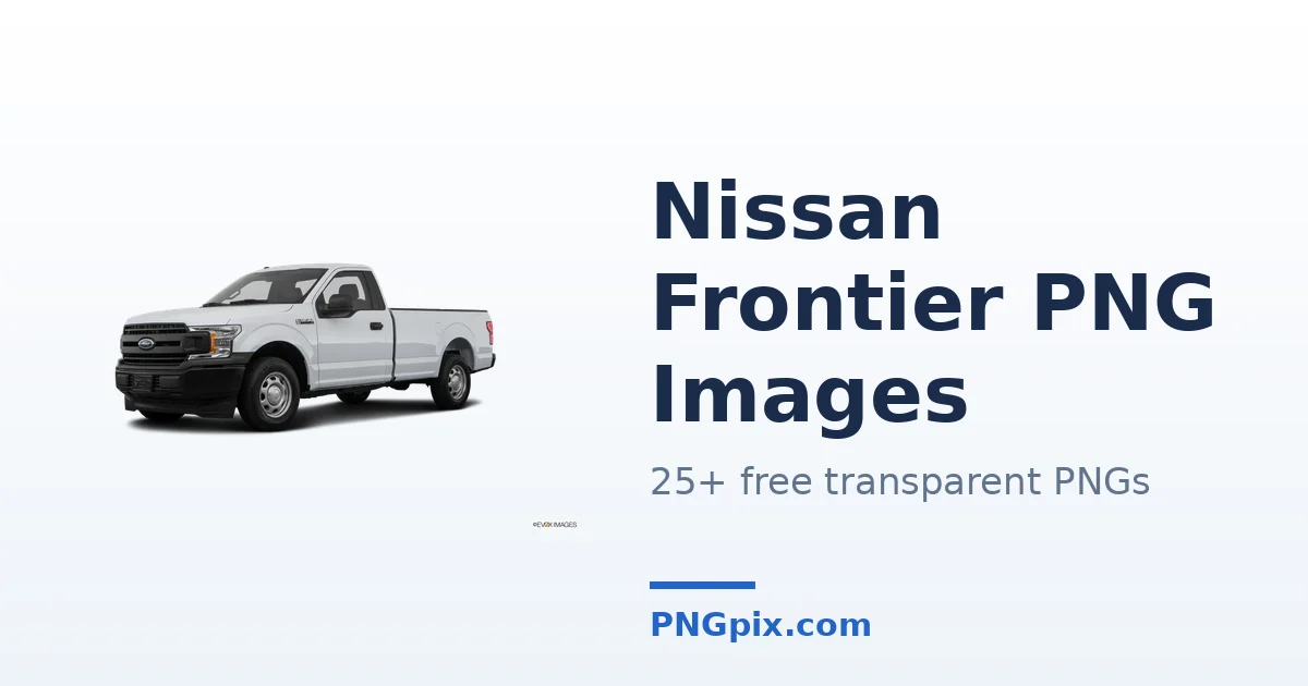 Nissan Frontier PNG images