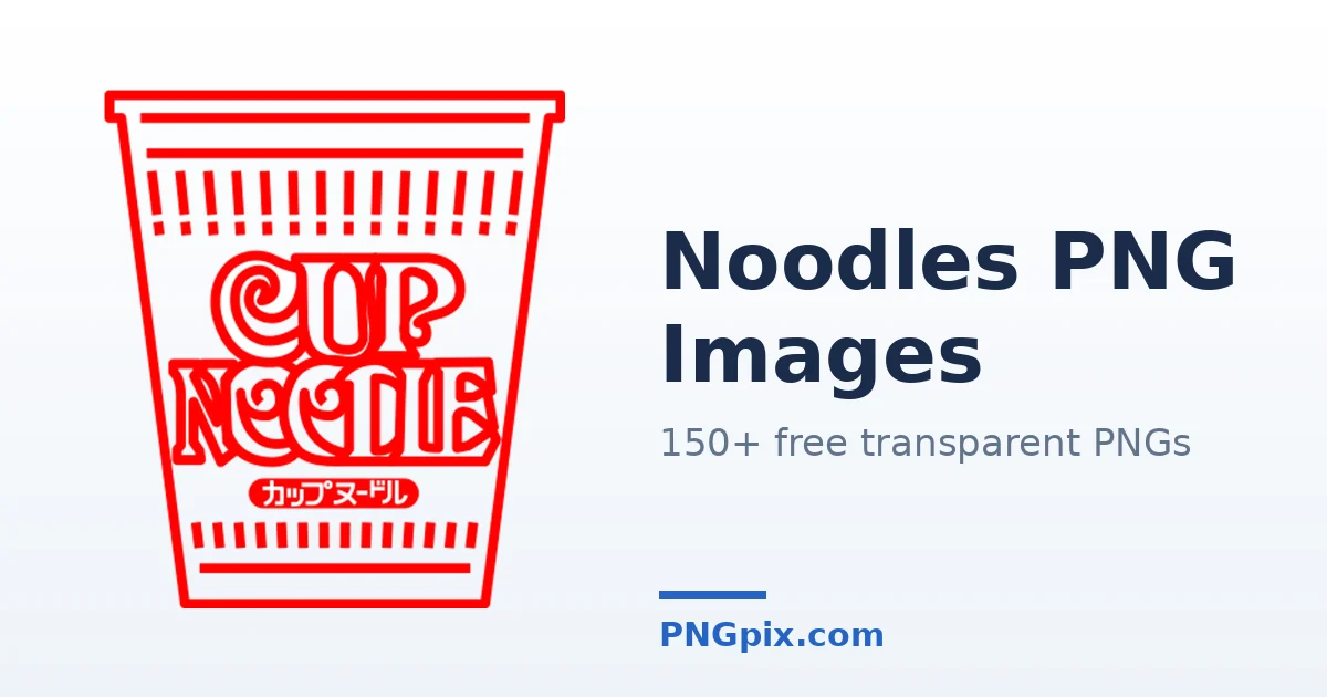 Noodles PNG images