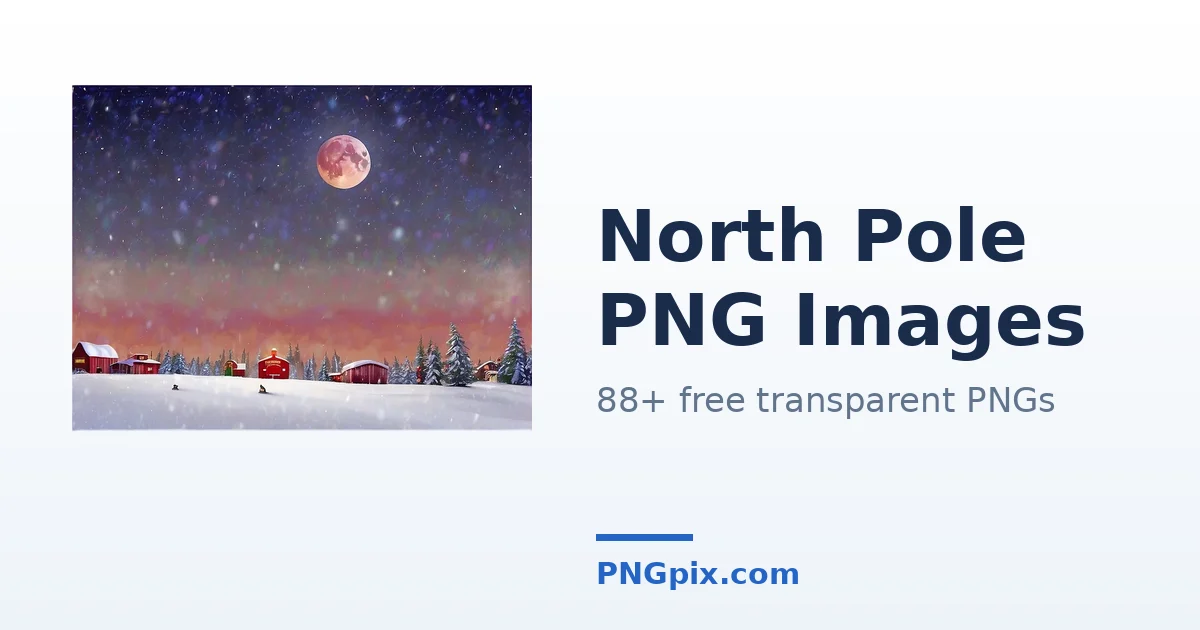 North Pole PNG images