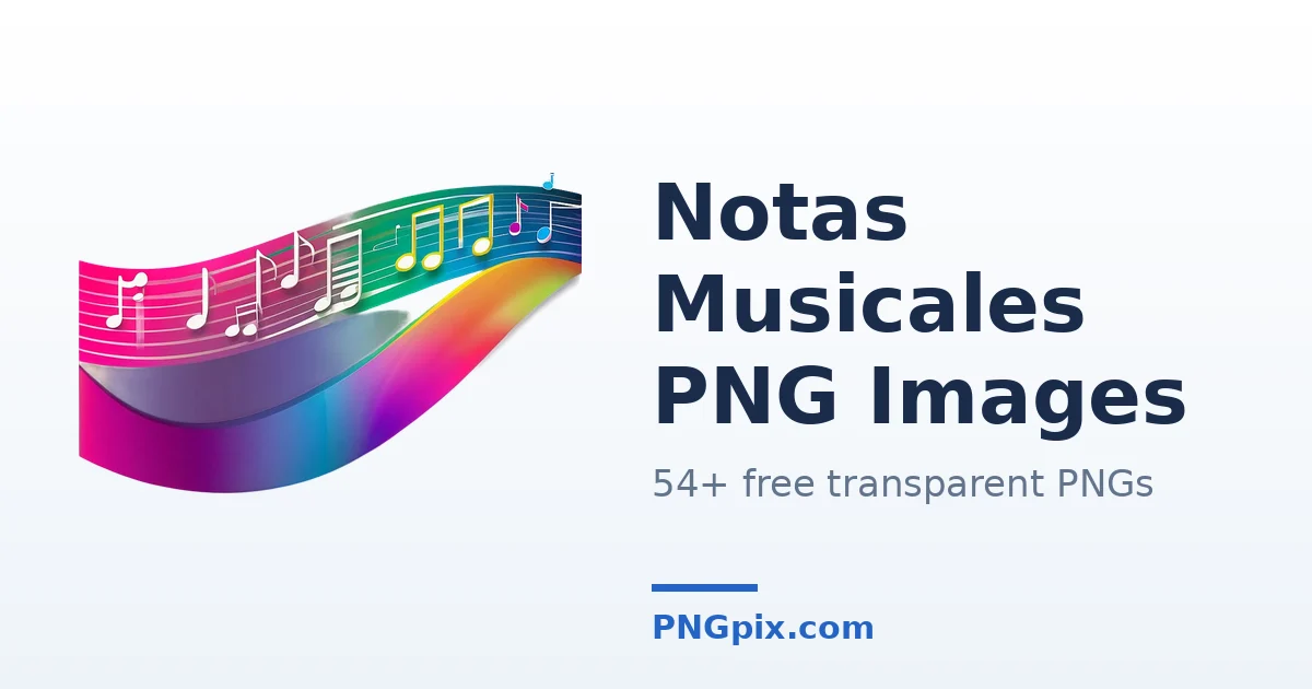 Notas Musicales PNG images