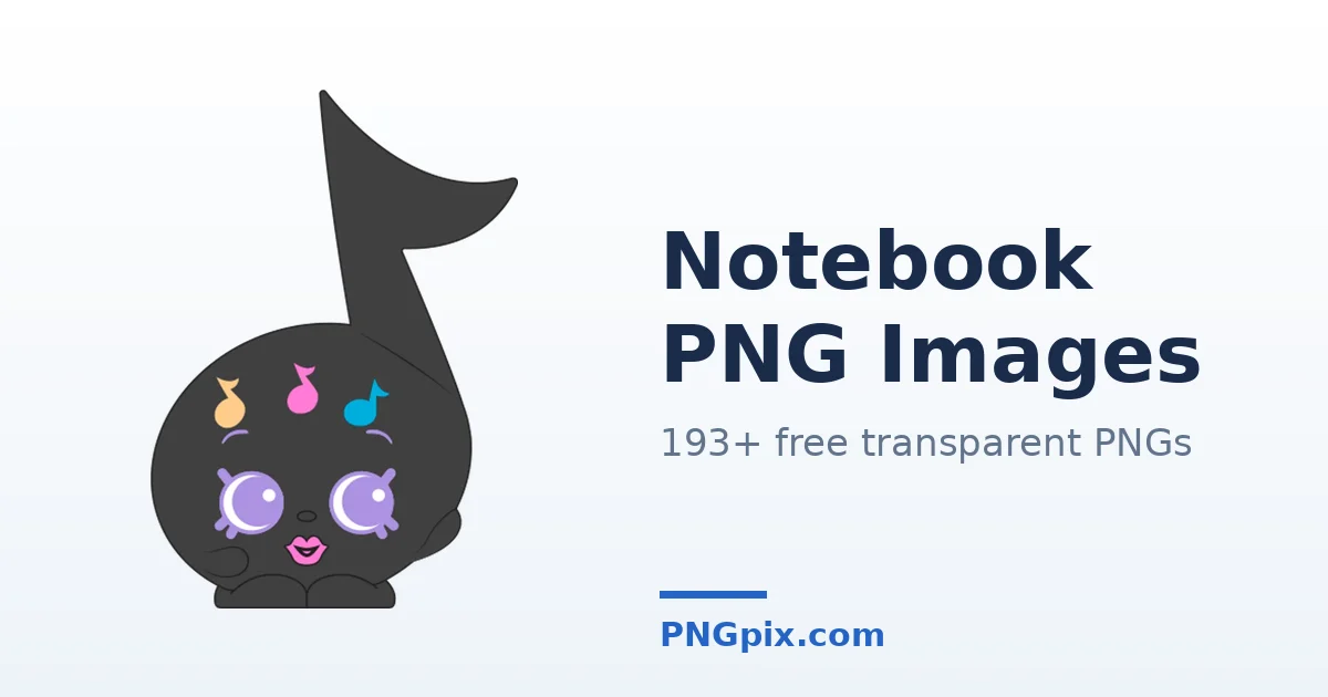 Notebook PNG images