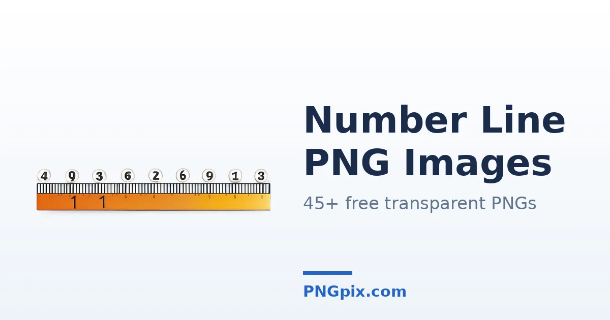 Number Line PNG images