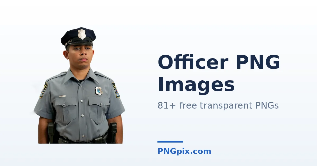 Officer PNG images