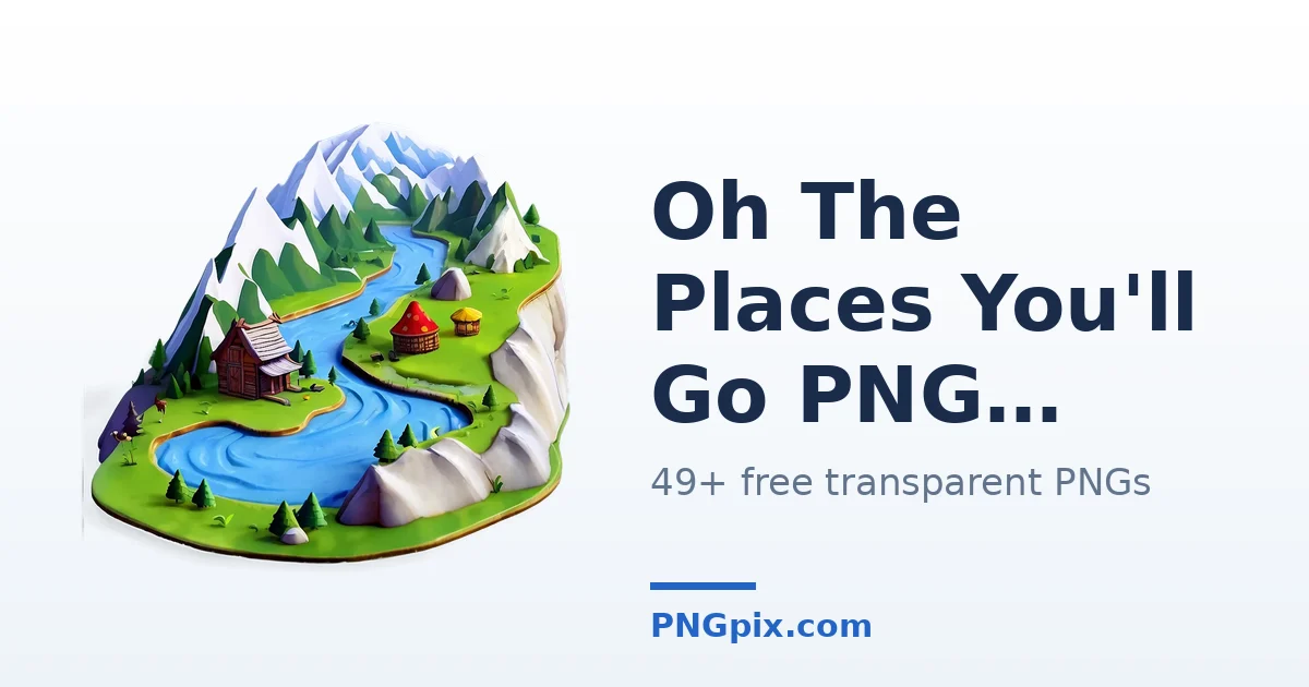Oh The Places You'll Go PNG images