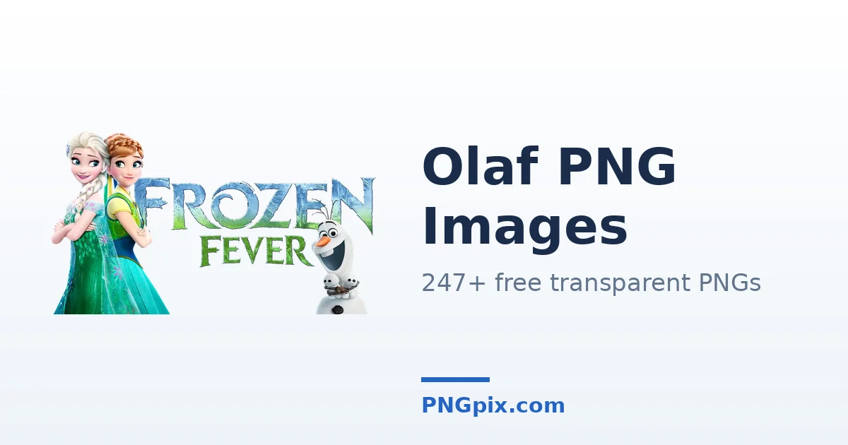 Olaf PNG images
