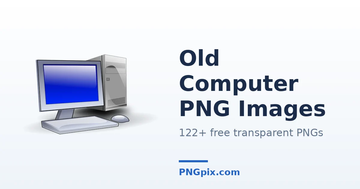 Old Computer PNG images