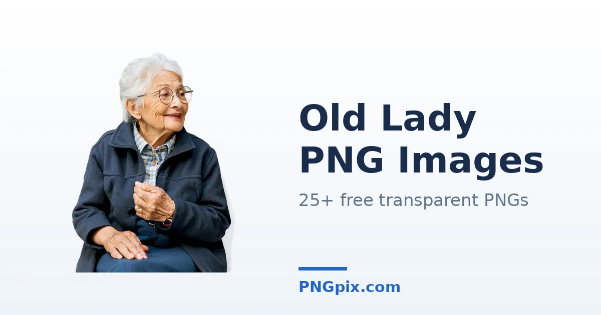 Old Lady PNG images