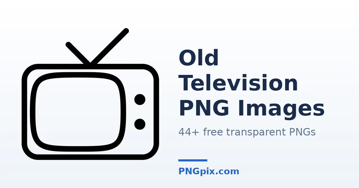 Old Television PNG images