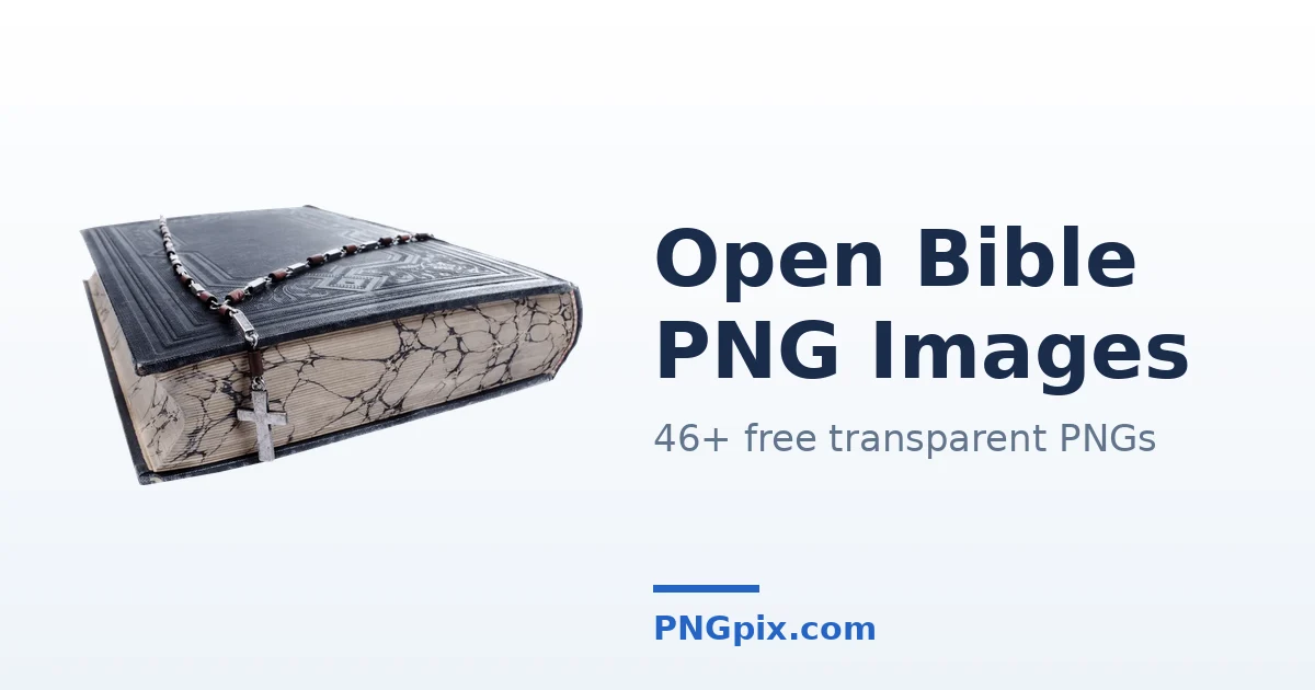 Open Bible PNG images