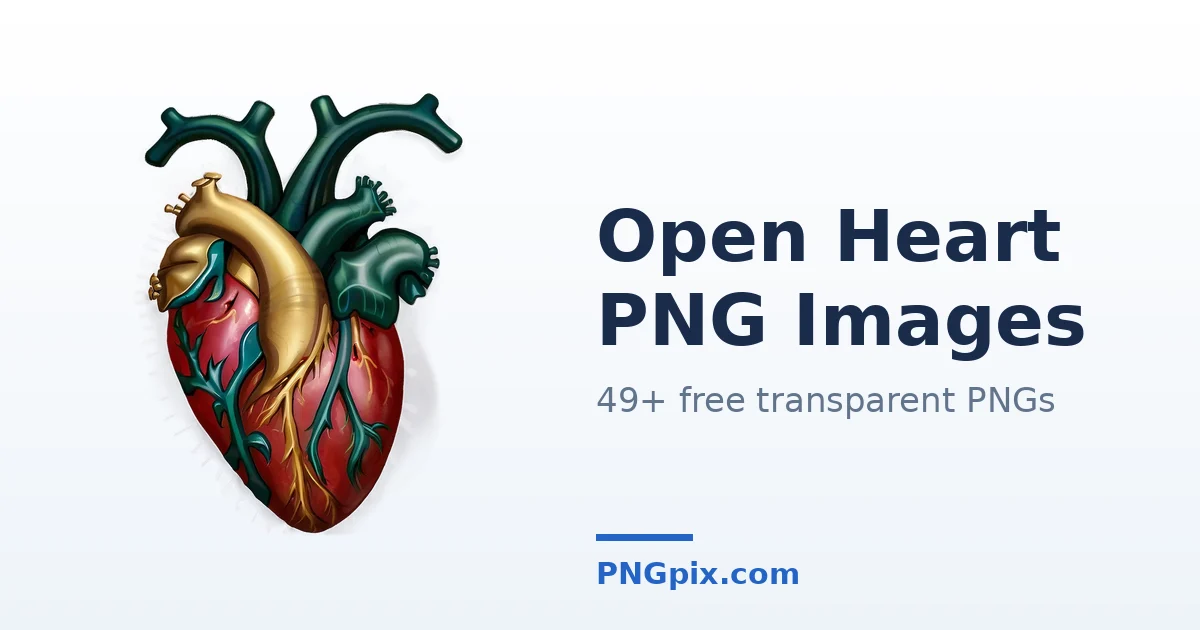 Open Heart PNG images