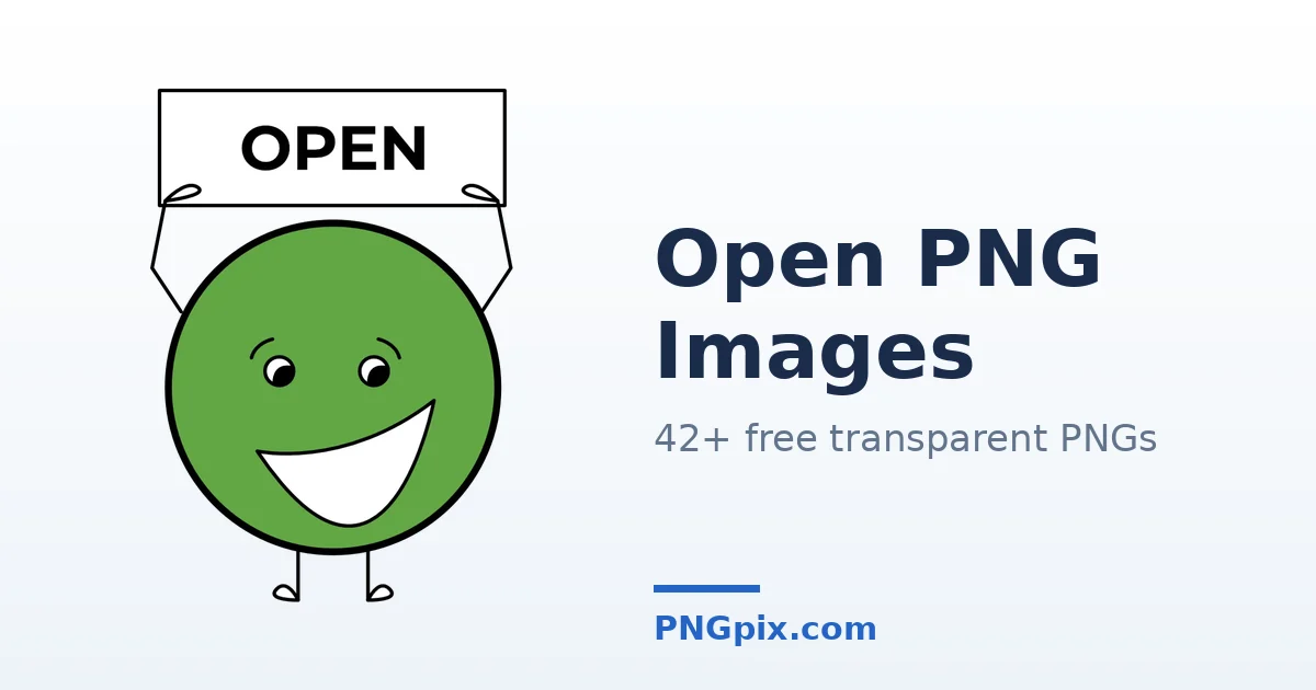 Open PNG images