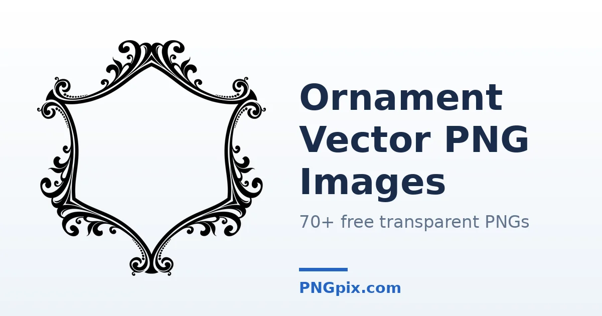 Ornament Vector PNG images