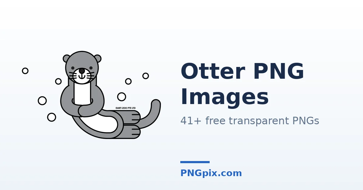 Otter PNG images