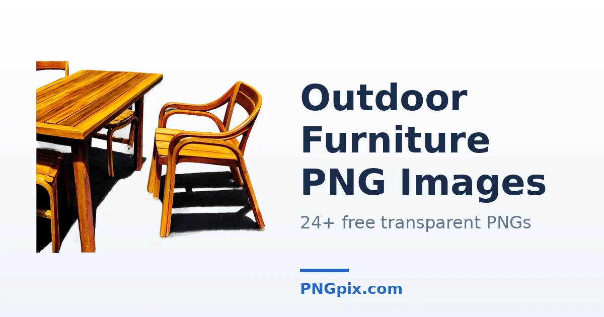 Outdoor Furniture PNG images