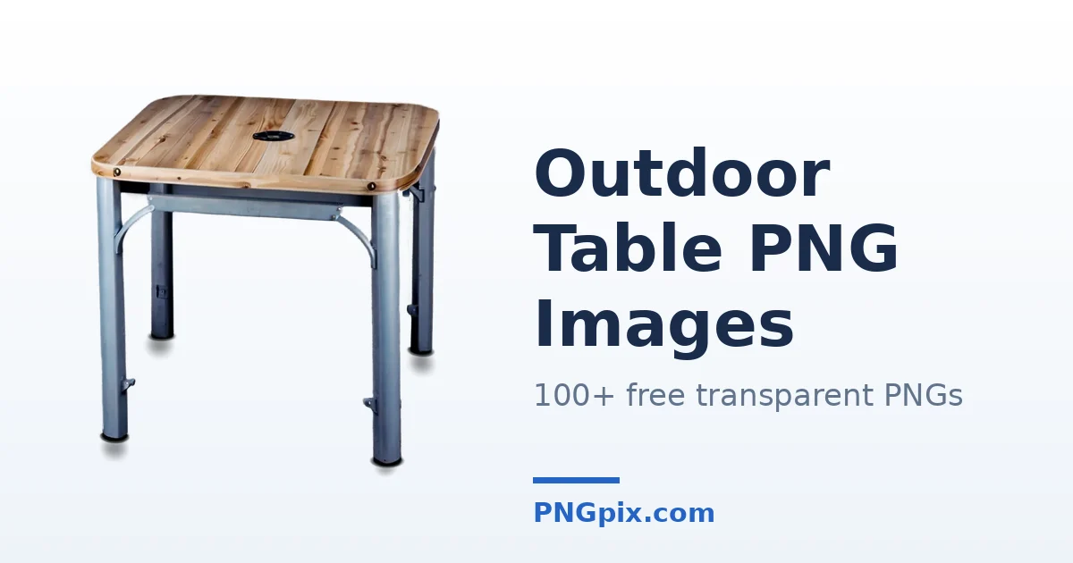 Outdoor Table PNG images